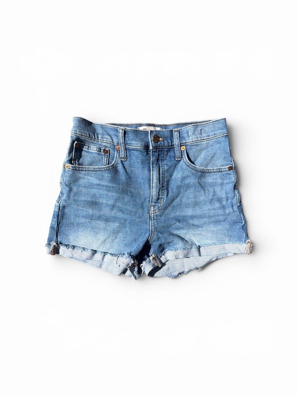Madewell Light Blue Denim Cutoff Shorts